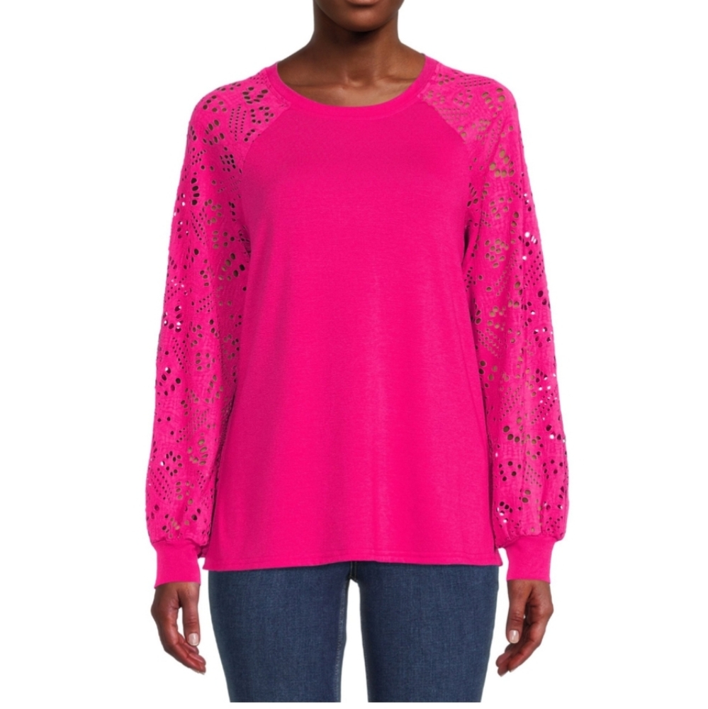 Nine Eight pink top